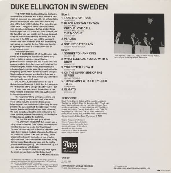 Duke Ellington In Sweden (LP)