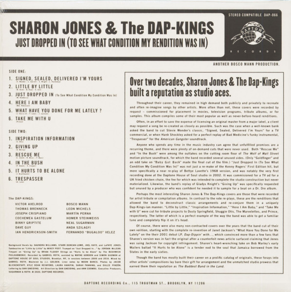 Just Dropped In To See What Condition My Rendition Was In (LP & MP3 Download)