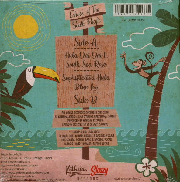 Echoes Of The South Pacific (7inch, 45rpm, EP, PS)