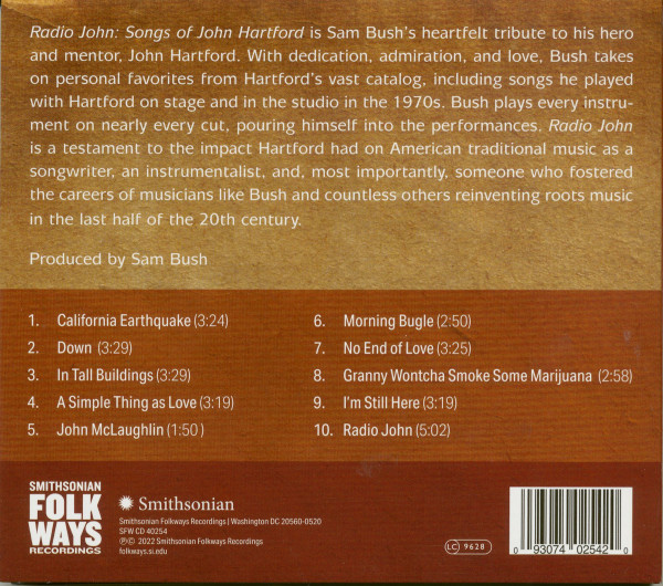 Radio John - Songs of John Hartford (CD)