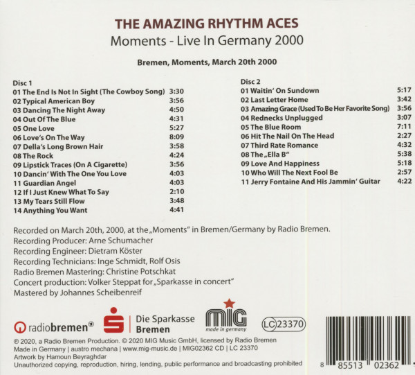 Moments - Live In Germany 2000 (2-CD)