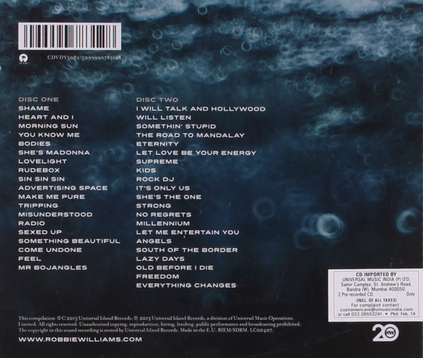 In & Out Of Consciousness: Greatest Hits 1990 - 2010 (2-CD