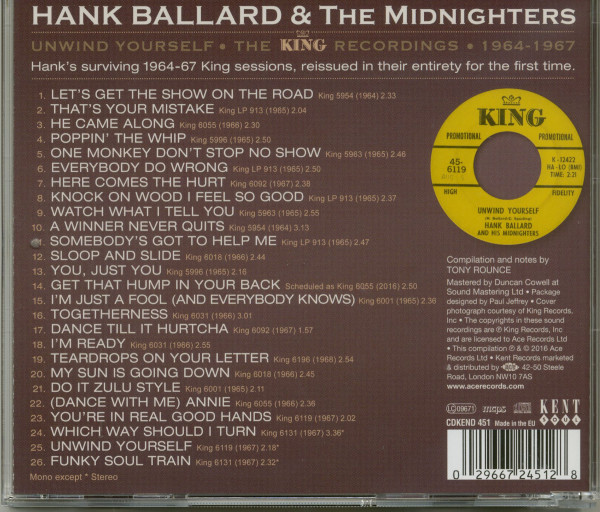 Unwind Yourself: The King Recordings 1964-1967 (CD)