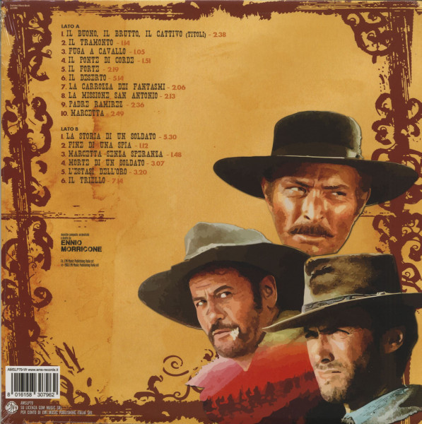 The Good, The Bad And The Ugly - Il Buono, Il Brutto E Il Cattivo - Original Motion Picture Soundtrack (LP, colored Vinyl)