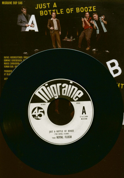 Just A Bottle Of Booze - Jumping Left , Jumping Right (7inch, 45rpm, PS, Ltd. Numbered Edition)