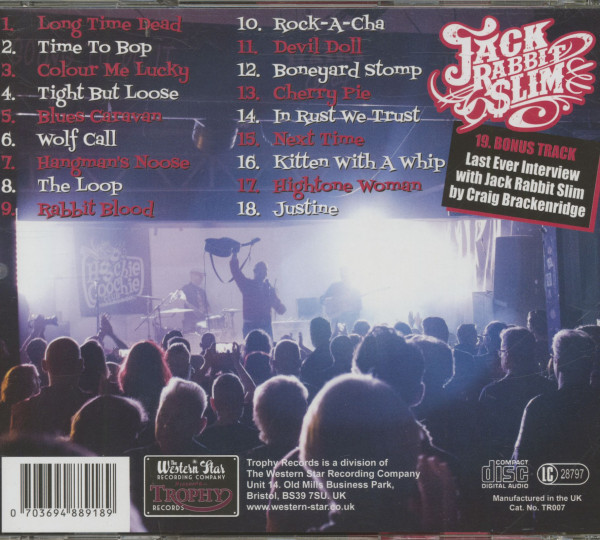 Live At The Hoochie Coochie Club (CD)