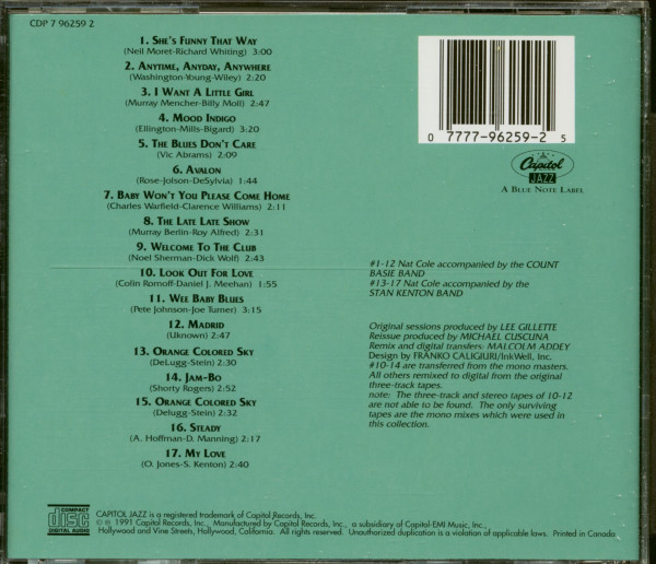 Big Band Cole (CD)