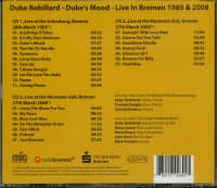 Preview: Duke's Mood (Live in Bremen 1985/2008) (3-CD) Preview: Duke's Mood (Live in Bremen 1985/2008) (3-CD)
