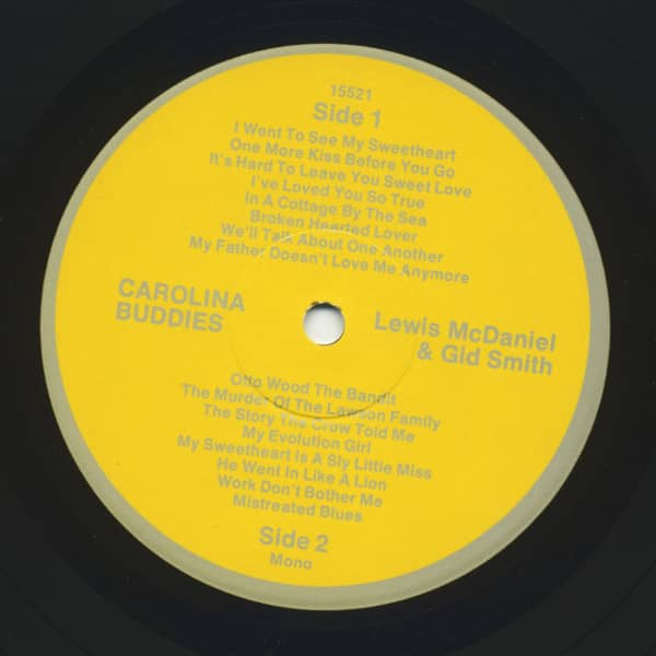 Carolina Buddies And Others Vol.1 (LP)