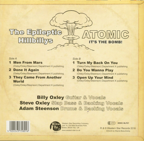 Atomic - It's The Bomb (10inch LP, colored Vinyl)