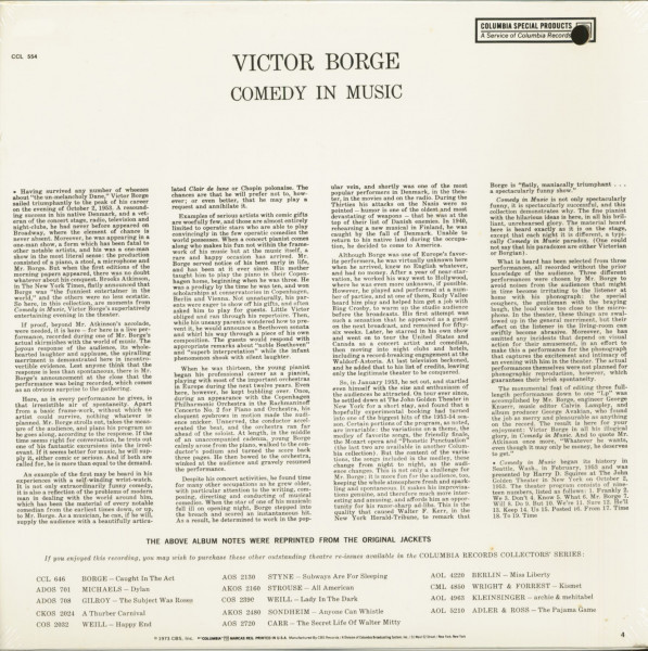 Comedy In Music (LP)