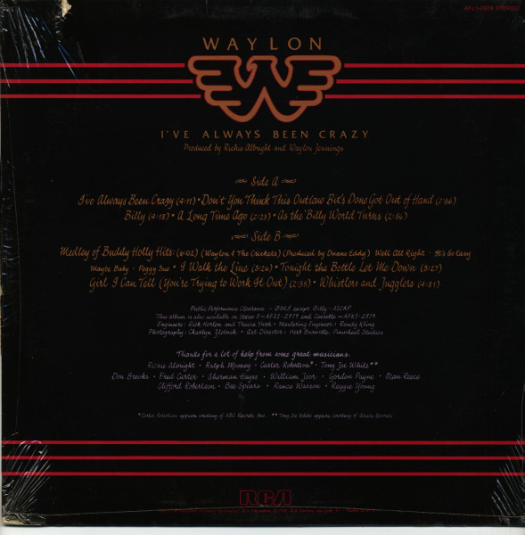 I've Always Been Crazy (LP, Cut.-Out))