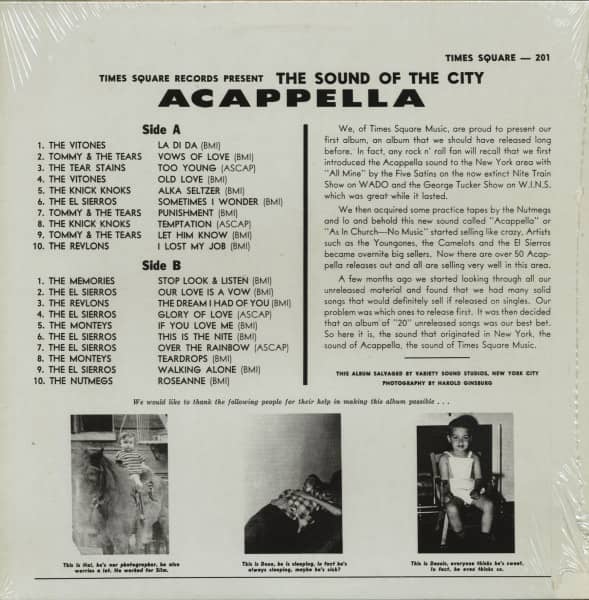 Acappella - The Sound Of The City (LP)