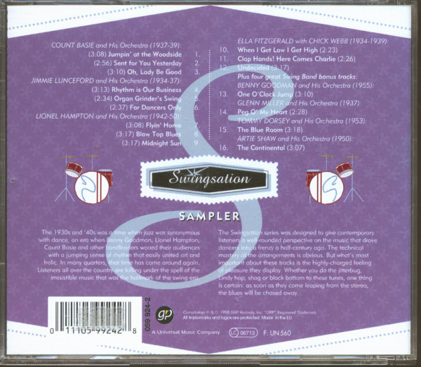 Swingsation - Sampler (CD)