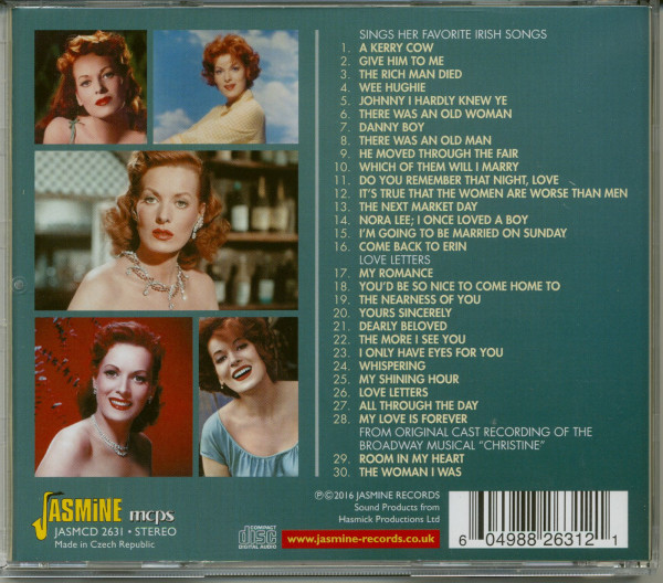 Sings Love Letters & Favorite Irish Songs (CD)