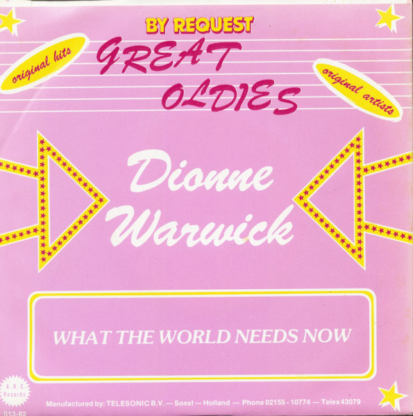 Keep On Dancing - What The World Needs Now (7inch, 45rpm)