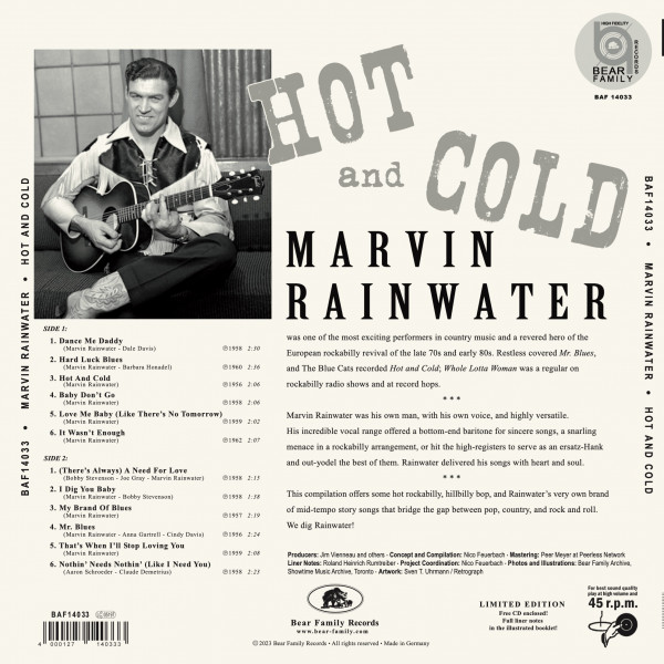 Hot And Cold (LP & CD, 10inch, 45rpm)
