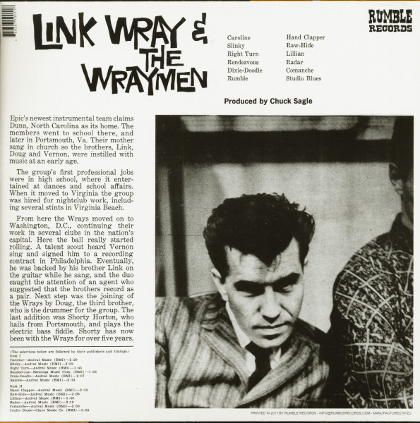 Link Wray & The Wraymen (LP)