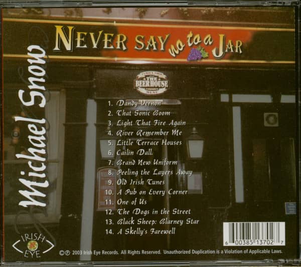 Never Say No To A Jar (CD)