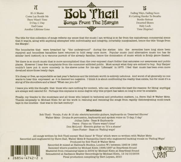Songs From The Margin (CD)