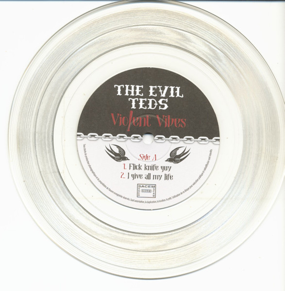 Violent Vibes (7inch, 45rpm, EP, clear Vinyl)