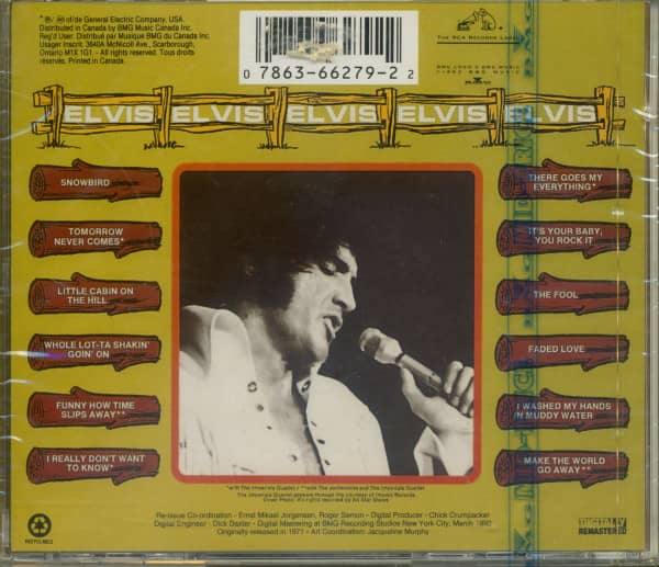 Elvis Country - I'm 10.000 Years Old (CD)