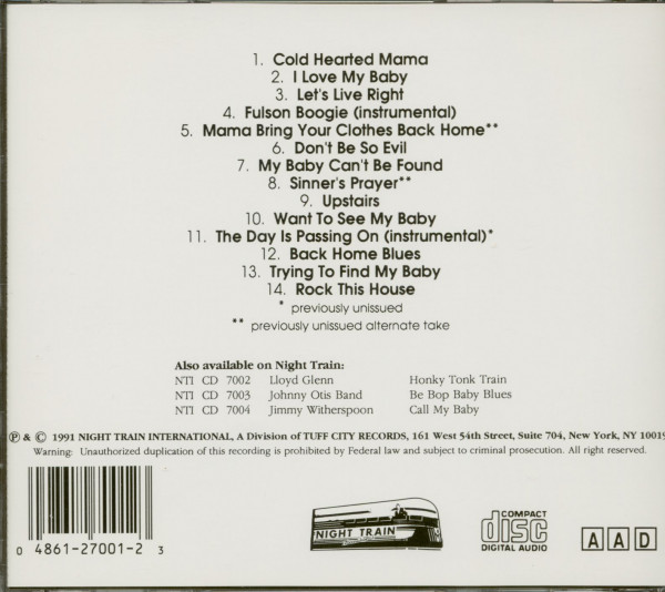 Back Home Blues (CD)