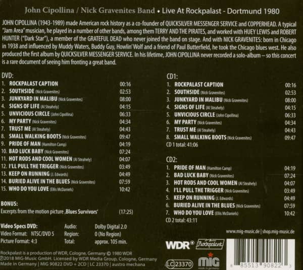 Live At Rockpalast - Dortmund 1980 (2-CD & DVD)