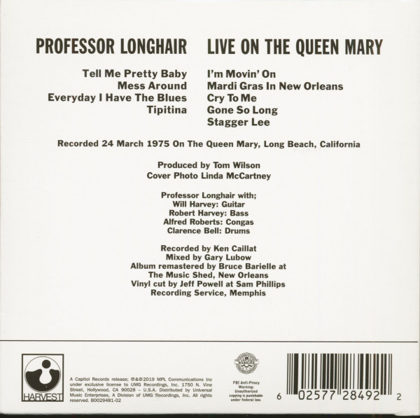 Live On The Queen Mary (CD)