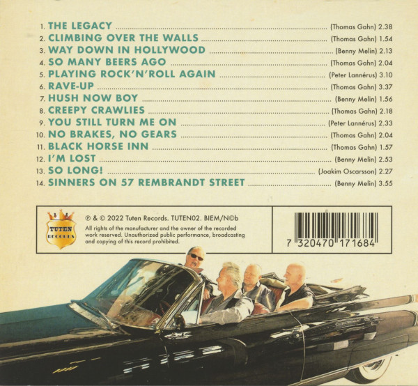 Sinners On 57 Rembrandt Street (CD)