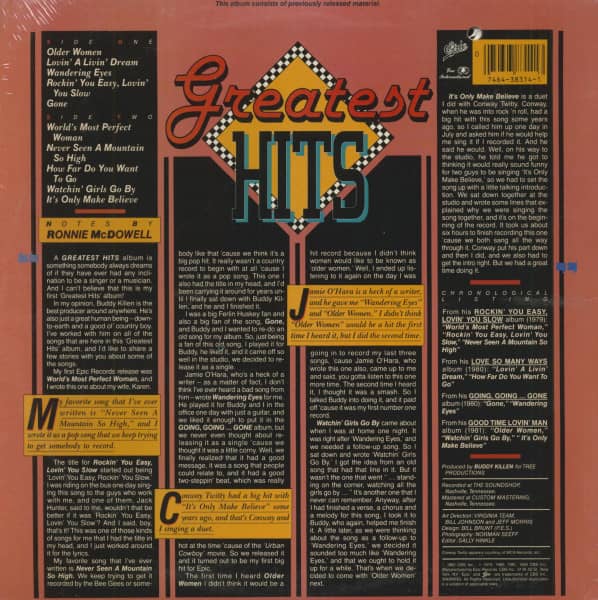 Greatest Hits (LP, Cut-Out)