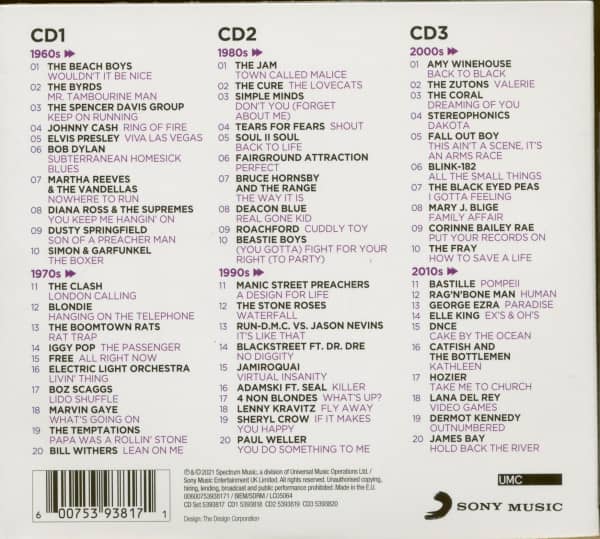 Absolute Radio Presents...Through The Decades (3-CD)