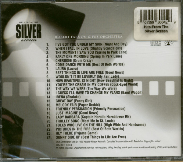Hits From The Silver Screen (CD)