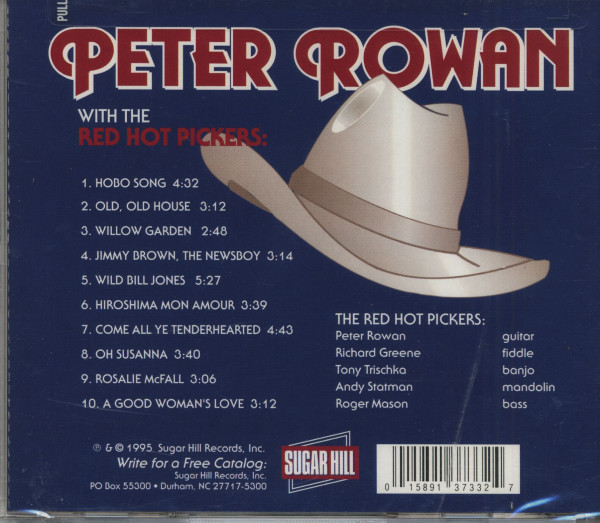 Peter Rowan With The Red Hot Pickers (CD)