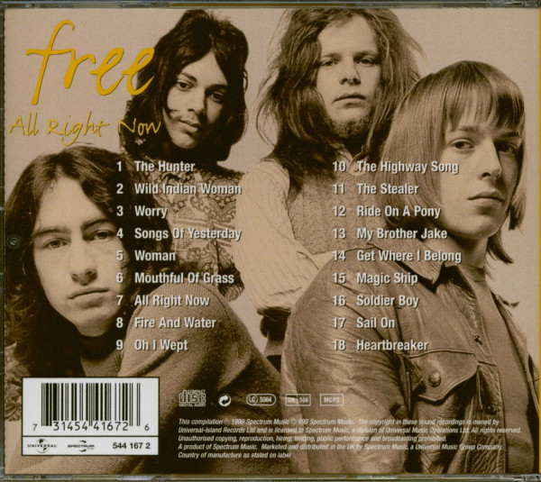 All Right Now - Best (CD)