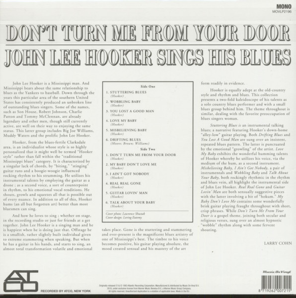 Don't Turn Me From Your Door (LP, 180g Vinyl)