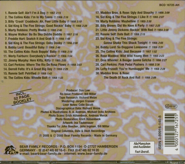 Vol.25 - Rockabilly From The Vaults Of Columbia Records (CD)