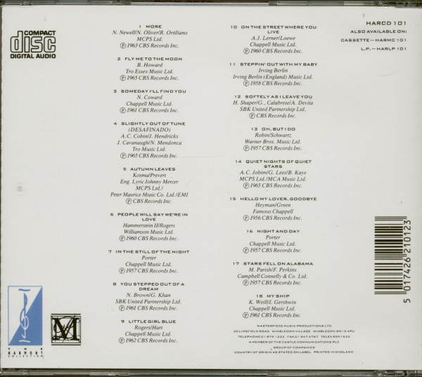 Portrait Of A Song Stylist (CD)