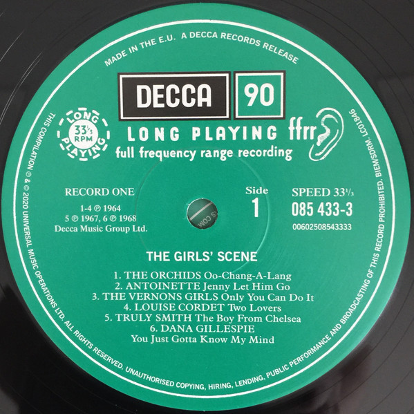 The Girls' Scene - Decca Originals (2-LP, Ltd.)