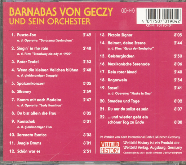 Legendäre Aufnahmen 1929-1942 (CD)