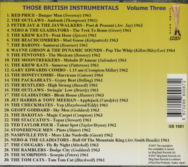 Those British Instrumentals Vol.3 (CD)