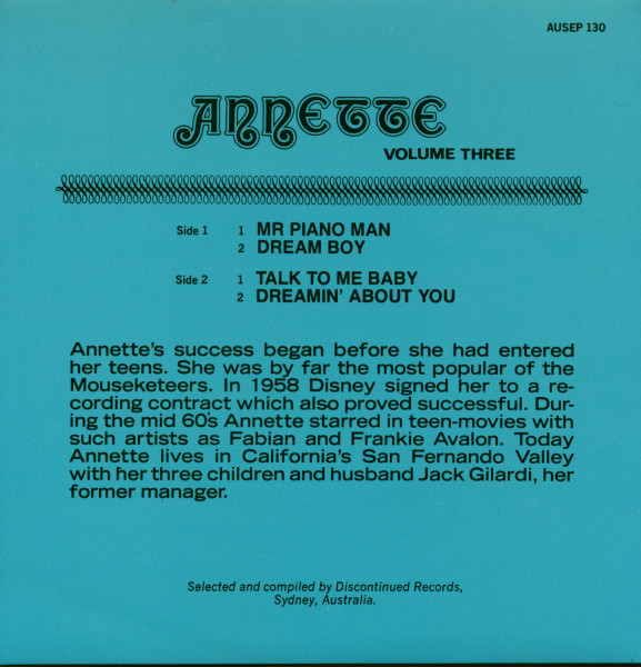 Annette Vol.3 (7inch, 45rpm, SC)