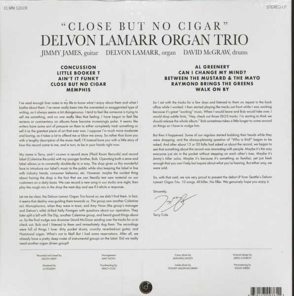 Close But No Cigar (LP)
