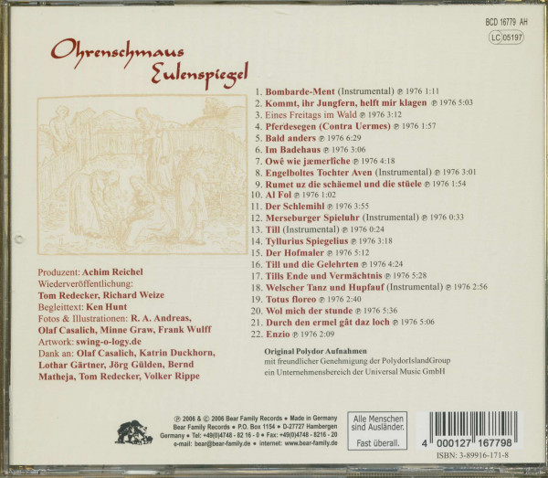 Ohrenschmaus - Eulenspiegel
