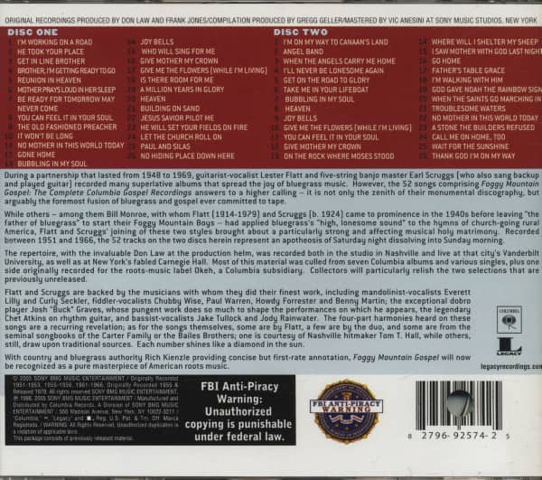 Foggy Mountain Gospel (2-CD)