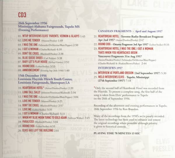 The Complete 1950's Live Recordings (3-CD)