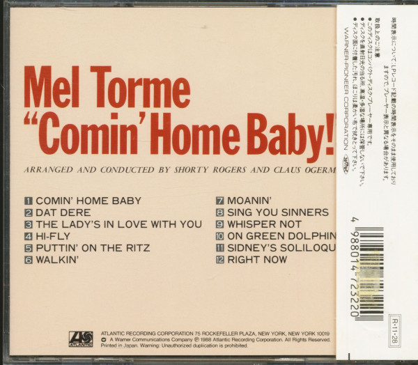 Comin' Home Baby! (CD, Japan)
