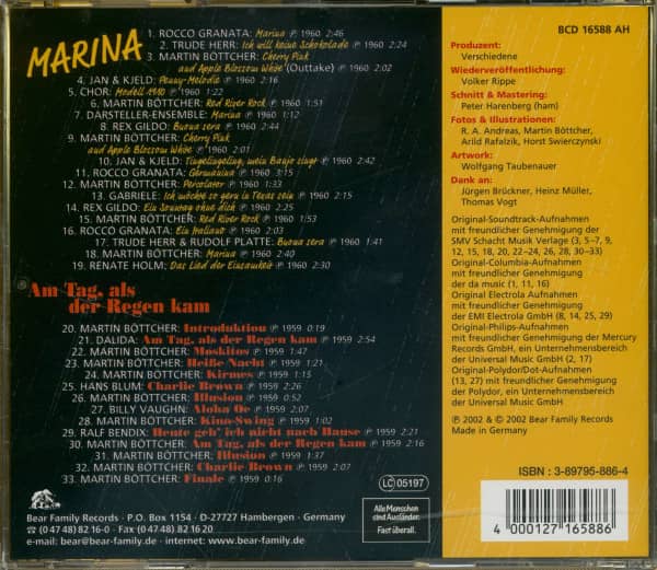 Marina - Am Tag als der Regen kam (CD)