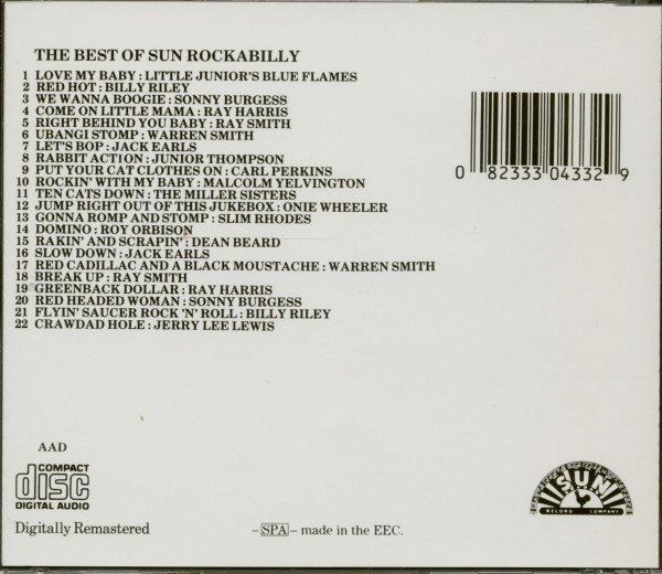 The Best of Sun Rockabilly (CD)