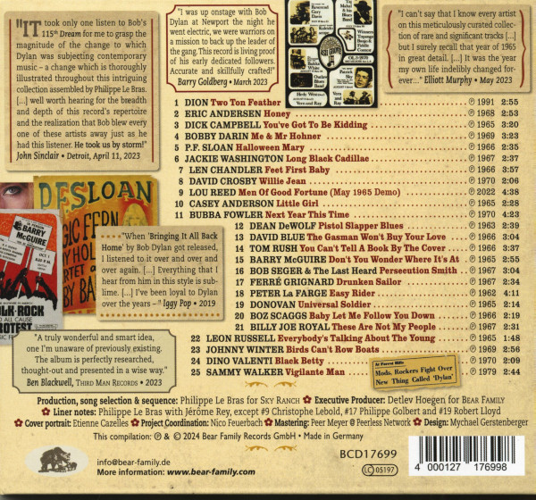 He Took Us By Storm - 25 Lost Classics from the Bob Dylan Folk Rock Revolution Era (CD)